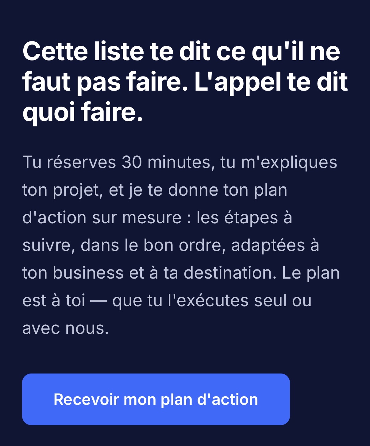 Passage à l'action