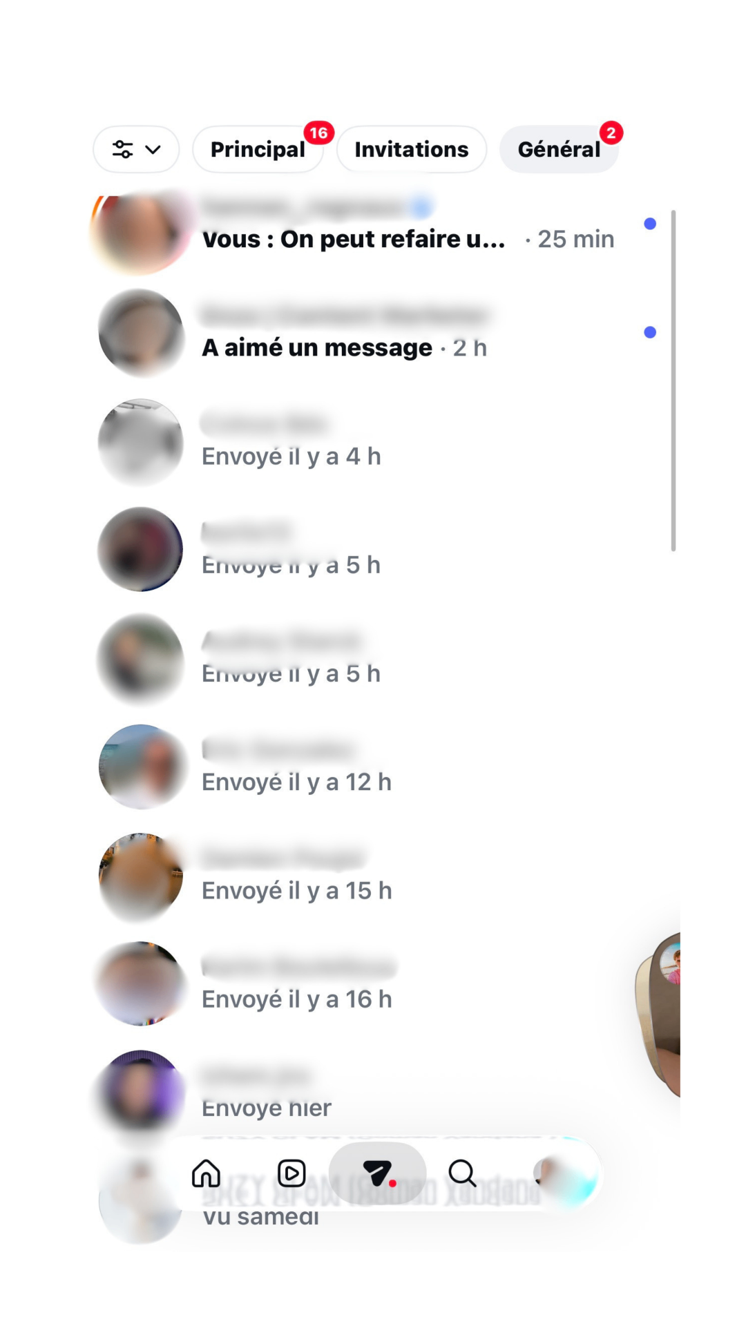 Toutes ces conversations se sont engagées d'elles-mêmes.